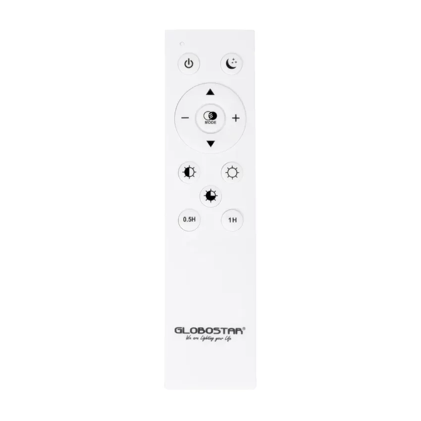 GLOBOSTAR® SALEM  Μοντέρνο Κρεμαστό Φωτιστικό Οροφής LED 75W 8625lm 120° AC 220-240V IP20 Ρυθμιζόμενο Λευκό CCT με Χειριστήριο από 2700K έως 6000K Dimmable - Lumileds SMD Chip - Χρυσό - Μ45 x Π45 x Υ7cm