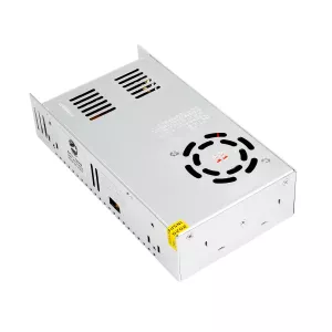 GLOBOSTAR® LUMIVOLT  Τροφοδοτικό/Μετασχηματιστής PELV 400W 16.6A DC 24V IP20 - AC 220-240V σε DC 24V / Ρυθμιζόμενo από DC 22.5V έως DC 25.5V - Μ20 x Π10 x Υ5cm