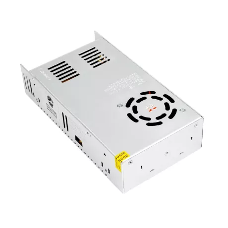 GLOBOSTAR® LUMIVOLT  Τροφοδοτικό/Μετασχηματιστής PELV 400W 16.6A DC 24V IP20 - AC 220-240V σε DC 24V / Ρυθμιζόμενo από DC 22.5V έως DC 25.5V - Μ20 x Π10 x Υ5cm