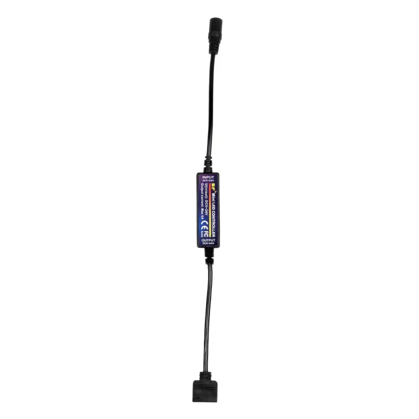 GLOBOSTAR® CONTROLI  Σετ Dimmer / Controller με RF Ασύρματο Χειριστήριο με 5 x 1.2A 28.8W Κανάλια DC 5-24V 6A 144W Max IP20 - RF2.4Ghz - Μ30 x Π1.7 x Υ1.1cm