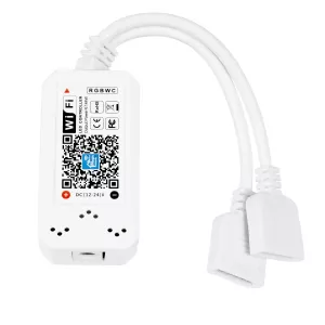 Ασύρματος Smart Home Wi-Fi LED RGBW + WW Controller με Χειριστήριο RF DC 9-28V Max 100W