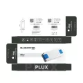 GLOBOSTAR® PLUX  Τροφοδοτικό/Μετασχηματιστής Class II SELV 36W 1.5A AC 220-240V σε DC 24V IP20 - Λευκό Ματ - Μ12.8 x Π5 x Υ1.5cm