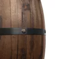 GLOBOSTAR® BARREL  Vintage Κρεμαστό Φωτιστικό Οροφής με Ντουί 1 x E27 AC 220-240V IP20 - Kαφέ - Μ24 x Π24 x Υ29cm
