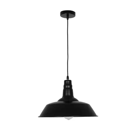 GLOBOSTAR® RAY  Vintage Κρεμαστό Φωτιστικό Οροφής με Ντουί 1 x E27 AC 220-240V IP20 - Μαύρο - Μ36 x Π36 x Υ25cm