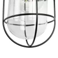 CELL  Vintage Επιτοίχιο Φωτιστικό Απλίκα Μονόφωτο 1 x E27 IP20 Μαύρο Μέταλλο - Μ33 x Π27 x Υ33cm