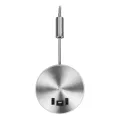 GLOBOSTAR® GOOSE  Μοντέρνο Φωτιστικό Τοίχου - Απλίκα Ξενοδοχείου Reading Light με Φορτιστή USB 3A LED 6W 540lm 36° & 360° AC 220-240V IP20 Θερμό Λευκό 2700K - CREE XPE & Lumileds SMD Chip - Νίκελ Βούρτσας - Μ15.5 x Π15 x Υ30.5cm