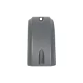 GLOBOSTAR® FLOODORA  Προβολέας Σποτ Wall Washer LED 3W 270lm 5° AC 220-240V Αδιάβροχο IP65 Θερμό Λευκό 2700K - Sanan SMD Chip - Γκρι Ανθρακί Ματ - Μ8 x Π5 x Υ8cm