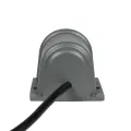 GLOBOSTAR® FLOODORA  Προβολέας Σποτ Wall Washer LED 3W 270lm 5° AC 220-240V Αδιάβροχο IP65 Θερμό Λευκό 2700K - Sanan SMD Chip - Γκρι Ανθρακί Ματ - Μ6.5 x Π5.5 x Υ5cm