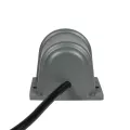 GLOBOSTAR® FLOODORA  Προβολέας Σποτ Wall Washer LED 3W 270lm 5° AC 220-240V Αδιάβροχο IP65 Θερμό Λευκό 2700K - Sanan SMD Chip - Γκρι Ανθρακί Ματ - Μ6.5 x Π5.5 x Υ5cm