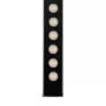GLOBOSTAR® WASHERLUMA  Μπάρα Φωτισμού Wall Washer LED 36W 3240lm 30° AC 220-240V Αδιάβροχο IP65 Θερμό Λευκό 2700K - Sanan SMD Chip - Γκρι Ανθρακί Ματ - Μ100 x Π4 x Υ6.5cm