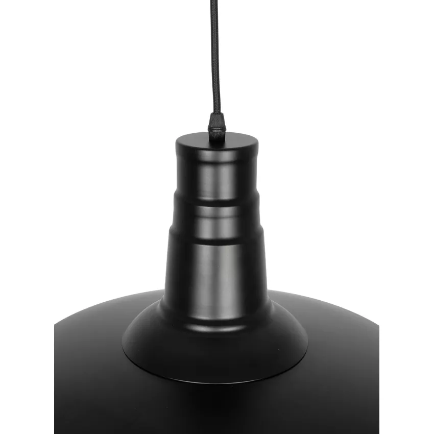 GLOBOSTAR® RAY  Vintage Κρεμαστό Φωτιστικό Οροφής με Ντουί 1 x E27 AC 220-240V IP20 - Μαύρο - Μ46 x Π46 x Υ25cm