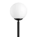 GLOBOSTAR® GLOBART  Μοντέρνο Επιδαπέδιο Φωτιστικό με Ντουί 1 x E27 AC 220-240V IP20 -Μαύρο & Λευκό - Μ25 x Π25 x Υ135cm
