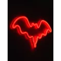 Φωτιστικό Ταμπέλα Φωτεινή Επιγραφή NEON LED Σήμανσης BATMAN 5W με Καλώδιο Τροφοδοσίας USB - Μπαταρίας 3xAAA (Δεν Περιλαμβάνονται) - Κόκκινο