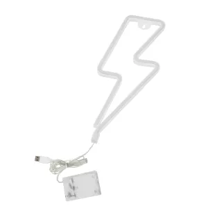 Φωτιστικό Ταμπέλα Φωτεινή Επιγραφή NEON LED Σήμανσης LIGHT STRIKE 5W με Καλώδιο Τροφοδοσίας USB - Μπαταρίας 3xAAA (Δεν Περιλαμβάνονται) - Θερμό Λευκό 2700K