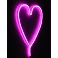 Φωτιστικό Ταμπέλα Φωτεινή Επιγραφή NEON LED Σήμανσης HEART LINE 5W με Καλώδιο Τροφοδοσίας USB - Μπαταρίας 3xAAA (Δεν Περιλαμβάνονται) - Ροζ