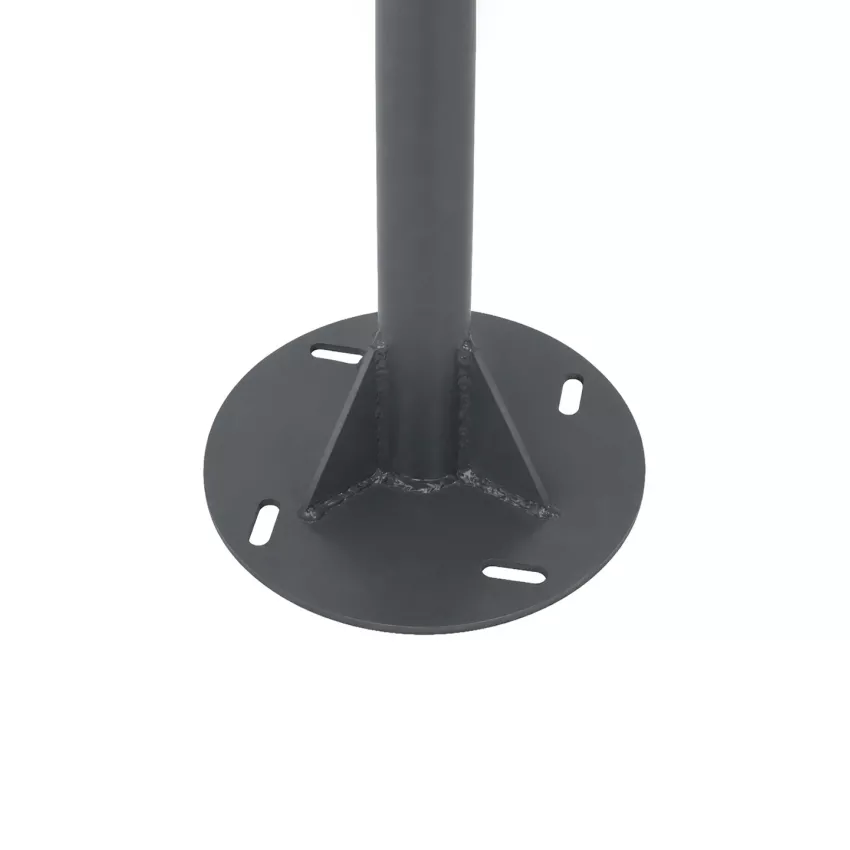 GLOBOSTAR® HELIOS-280  Μεταλλικός Γαλβανισμένος Στύλος Φωτισμού για Φωτοβολταϊκό Προβολέα Εξωτερικού Χώρου - RAL 7016 Γκρι Ανθρακί - Μ35 × Π25 × Υ280cm