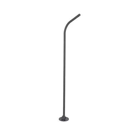 GLOBOSTAR® URBANO-280  Μεταλλικός Γαλβανισμένος Στύλος Φωτισμού για Φωτοβολταϊκό Φωτιστικό Δρόμου Εξωτερικού Χώρου - RAL 7016 Γκρι Ανθρακί - Μ84 x Π25 x Υ280cm