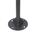 GLOBOSTAR® URBANO-280  Μεταλλικός Γαλβανισμένος Στύλος Φωτισμού για Φωτοβολταϊκό Φωτιστικό Δρόμου Εξωτερικού Χώρου - RAL 7016 Γκρι Ανθρακί - Μ84 x Π25 x Υ280cm