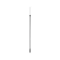 GLOBOSTAR® REED  Φωτιστικό Κολωνάκι Κήπου με Καρφωτή Βάση LED 2W 180lm 360° DC 24V Αδιάβροχο IP65 Θερμό Λευκό 2700K - Sanan SMD Chip - Μαύρο Ματ - Μ2 x Π2 x Υ100cm