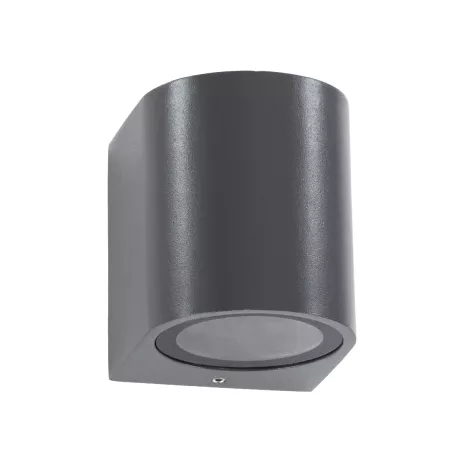 kelvo® MURANO  Φωτιστικό Τοίχου / Απλίκα για Λάμπα MR16 με Ντουί GU10 AC 220-240V Αδιάβροχο IP65 - Γκρι Ανθρακί Ματ - Μ8 x Π8 x Υ7cm