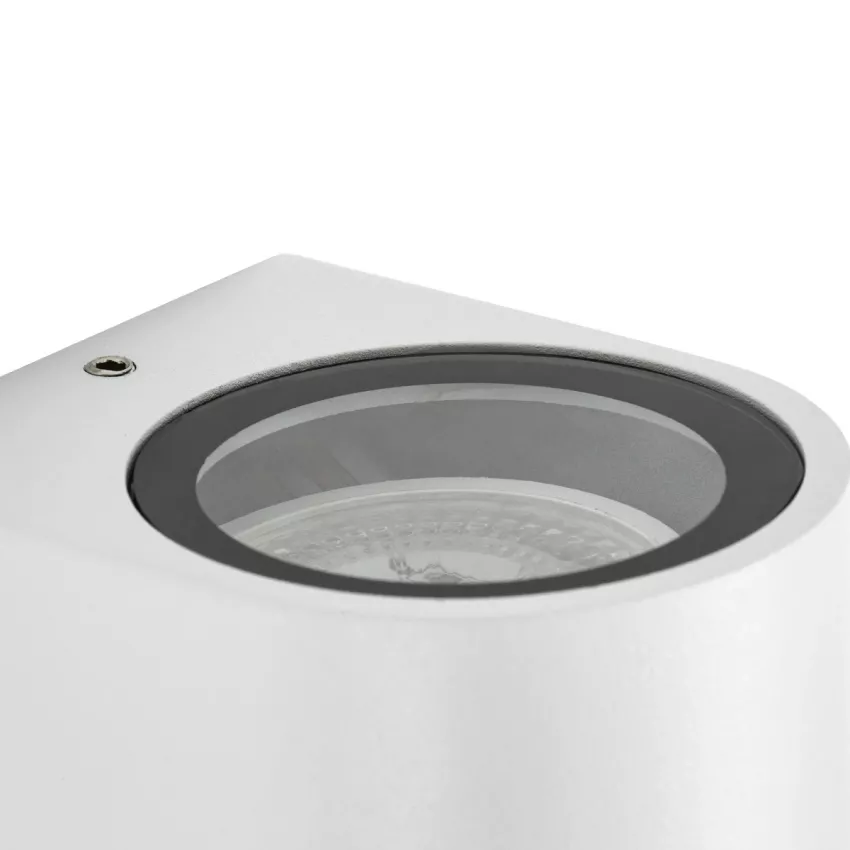 kelvo® MURANO  Φωτιστικό Τοίχου / Απλίκα για Λάμπα MR16 με Ντουί GU10 AC 220-240V Αδιάβροχο IP65 - Λευκό Ματ - Μ8 x Π8 x Υ7cm