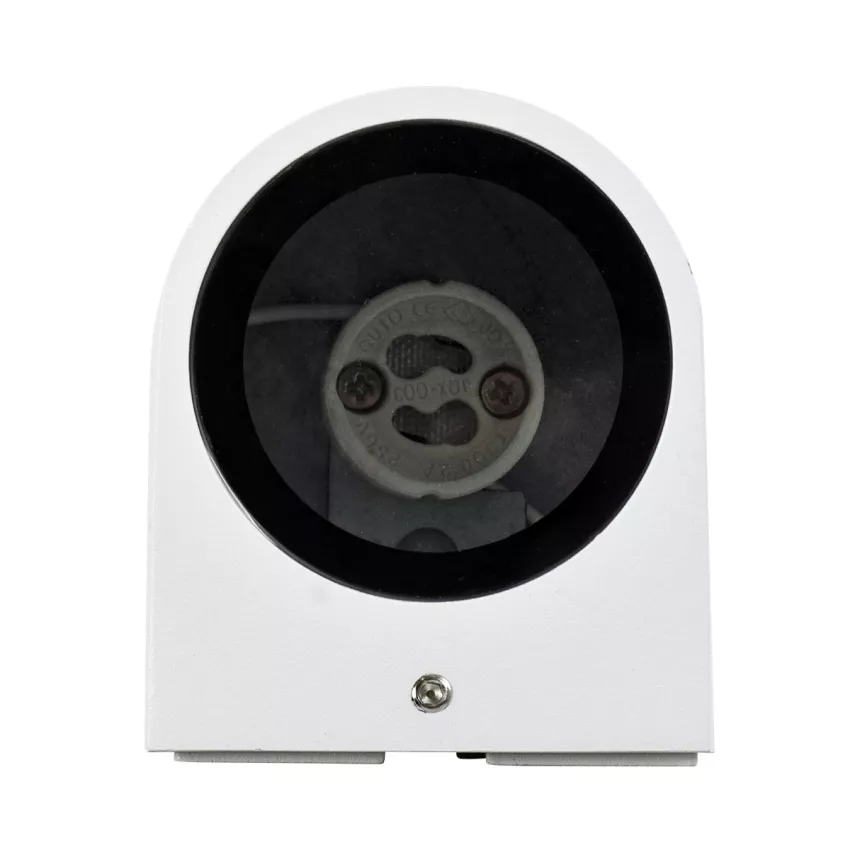kelvo® MURANO  Φωτιστικό Τοίχου / Απλίκα για Λάμπα MR16 με Ντουί GU10 AC 220-240V Αδιάβροχο IP65 - Λευκό Ματ - Μ8 x Π8 x Υ7cm