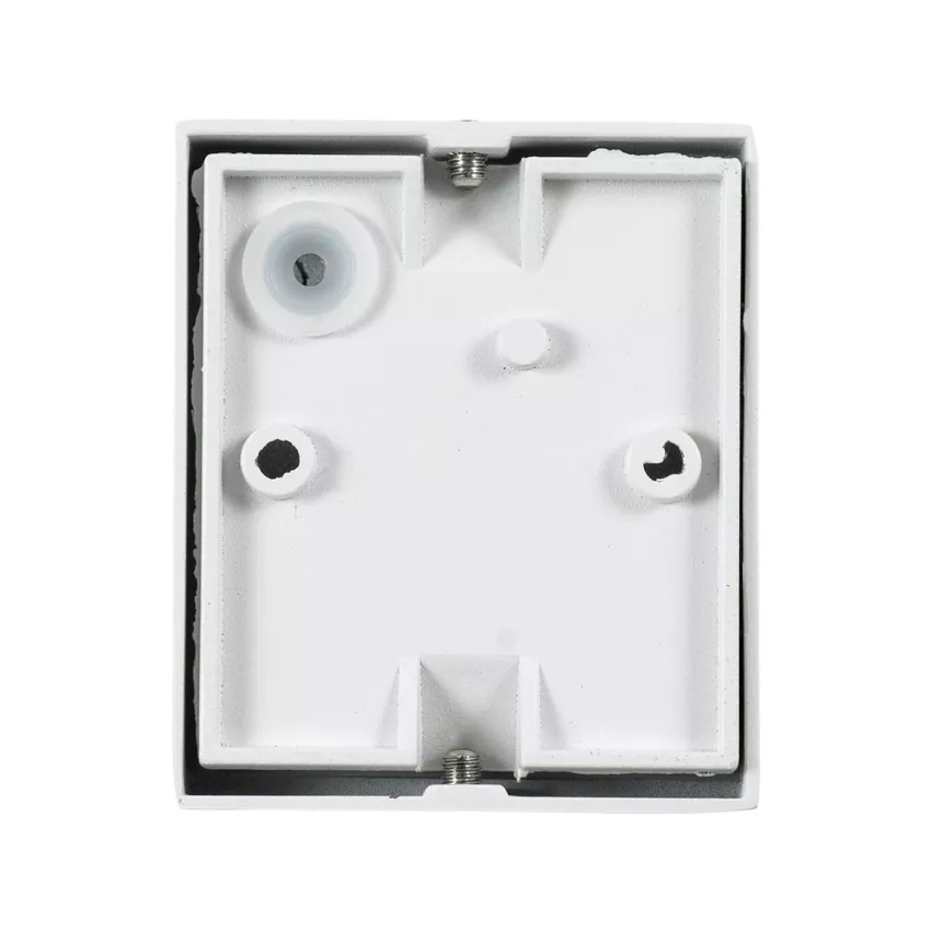 kelvo® MURANO  Φωτιστικό Τοίχου / Απλίκα για Λάμπα MR16 με Ντουί GU10 AC 220-240V Αδιάβροχο IP65 - Λευκό Ματ - Μ8 x Π8 x Υ7cm