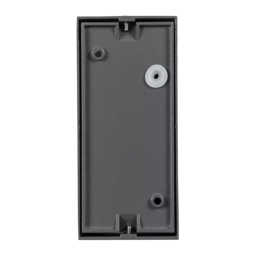 kelvo® MURANO  Φωτιστικό Τοίχου / Απλίκα για 2 Λάμπες MR16 με Ντουί GU10 AC 220-240V Αδιάβροχο IP65 - Γκρι Ανθρακί Ματ - Μ8 x Π8 x Υ15cm