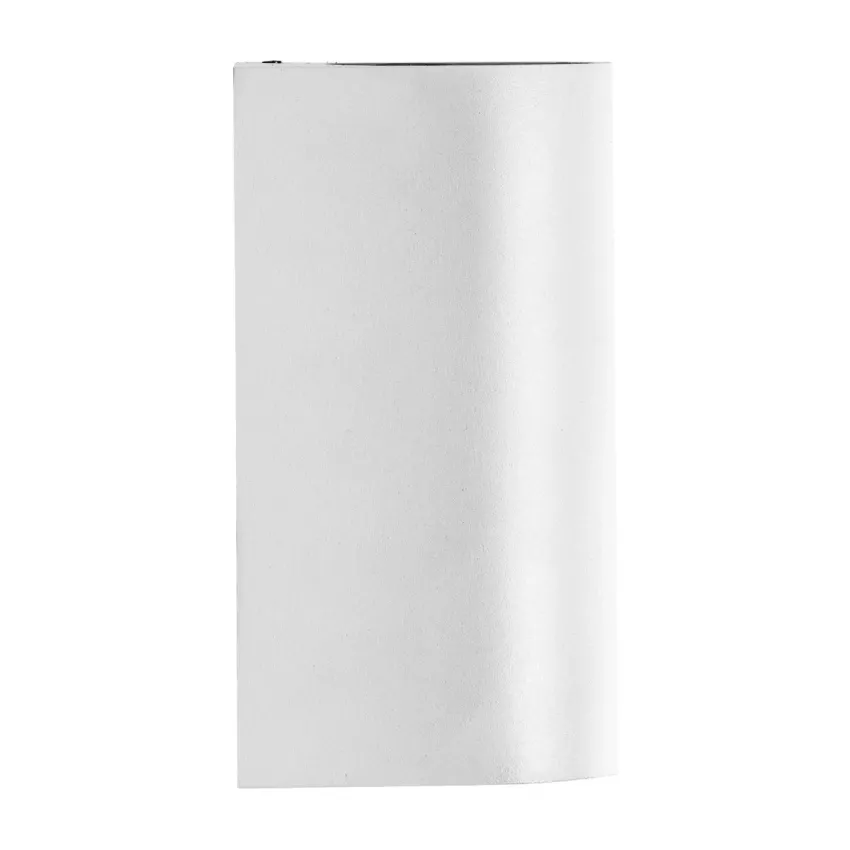 kelvo® MURANO  Φωτιστικό Τοίχου / Απλίκα για 2 Λάμπες MR16 με Ντουί GU10 AC 220-240V Αδιάβροχο IP65 - Λευκό Ματ - Μ8 x Π8 x Υ15cm