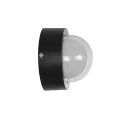 kelvo® NEXA  Φωτιστικό Τοίχου / Απλίκα LED 6W 360lm 180° AC 220-240V Αδιάβροχο IP65 Μπλε - Sanan SMD Chip & TÜV SÜD Driver - Μαύρο Ματ - Μ11 x Π8.5 x Υ11cm