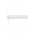 kelvo® LINARIA  Κρεμαστό Φωτιστικό Οροφής LED 36W 3600lm 180° AC 220-240V IP20 Ρυθμιζόμενο Λευκό CCT με Χειριστήριο από 2700K έως 6000K Dimmable - Lumileds SMD Chip - Λευκό Ματ - Μ120 x Π2 x Υ12cm