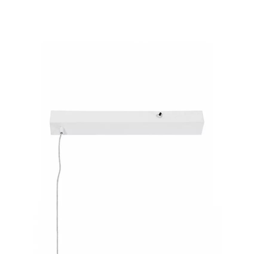 kelvo® LINARIA  Κρεμαστό Φωτιστικό Οροφής LED 36W 3600lm 180° AC 220-240V IP20 Ρυθμιζόμενο Λευκό CCT με Χειριστήριο από 2700K έως 6000K Dimmable - Lumileds SMD Chip - Λευκό Ματ - Μ120 x Π2 x Υ12cm