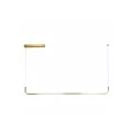 kelvo® LINARIA  Κρεμαστό Φωτιστικό Οροφής LED 36W 3600lm 180° AC 220-240V IP20 Ρυθμιζόμενο Λευκό CCT με Χειριστήριο από 2700K έως 6000K Dimmable - Lumileds SMD Chip - Χρυσό Πλατίνα - Μ120 x Π2 x Υ10cm