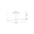 kelvo® LINARIA  Κρεμαστό Φωτιστικό Οροφής LED 72W 7200lm 180° AC 220-240V IP20 Ρυθμιζόμενο Λευκό CCT με Χειριστήριο από 2700K έως 6000K Dimmable - Lumileds SMD Chip - Χρυσό Πλατίνα - Μ212 x Π4 x Υ20cm