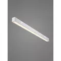 kelvo® ORION  Φωτιστικό Τοίχου / Απλίκα LED 72W 7200lm 120° AC 220-240V IP20 Ρυθμιζόμενο Λευκό CCT με Χειριστήριο από 2700K έως 6000K Dimmable - Lumileds SMD Chip - Λευκό Ματ - Μ120 x Π5 x Υ7.5cm