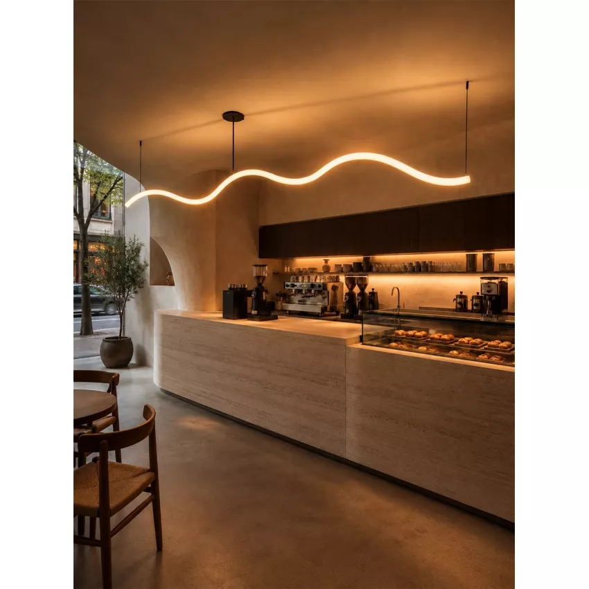 kelvo® AURAFLEX  Ταινία Neon Flex LED 14W/m 840lm/m 360° DC 24V Αδιάβροχο IP65 120 x SMD5054 Chip/m Πολύχρωμο RGB+WW Dimmable - Sanan SMD Chip - Μ1000 x Π2 x Υ2cm - Ρολό 10 Μέτρων