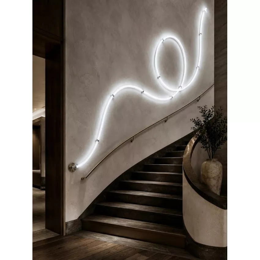 kelvo® GLOWFLEX  Ταινία Neon Flex με Πλεκτή Υφασμάτινη Επένδυση LED 14W/m 1400lm/m 360° DC 24V Αδιάβροχο IP65 504 x SMD2835 Chip/m Ρυθμιζόμενο Λευκό CCT από 2700K έως 6000K Dimmable - Lumileds SMD Chip - Μ1000 x Π2.2 x Υ2.2cm - Ρολό 10 Μέτρων