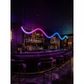 kelvo® GLOWFLEX  Ψηφιακή Pixel Addressable Ταινία Neon Flex με Πλεκτή Υφασμάτινη Επένδυση LED 14W/m 840lm/m 360° DC 24V Αδιάβροχο IP65 120 x SMD5054 Chip/m Πολύχρωμο RGB+WW Dimmable SPI/TTL Protocol IC TM1814 - Sanan SMD Chip - Μ1000 x Π2.2 x Υ2.2cm - Ρολ