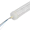 kelvo® GLOWFLEX  Ταινία Neon Flex με Πλεκτή Υφασμάτινη Επένδυση LED 14W/m 1400lm/m 360° DC 24V Αδιάβροχο IP65 504 x SMD2835 Chip/m Ρυθμιζόμενο Λευκό CCT από 2700K έως 6000K Dimmable - Lumileds SMD Chip - Μ1000 x Π3.5 x Υ3.5cm - Ρολό 10 Μέτρων