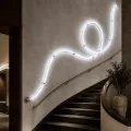 kelvo® GLOWFLEX  Ταινία Neon Flex με Πλεκτή Υφασμάτινη Επένδυση LED 14W/m 1400lm/m 360° DC 24V Αδιάβροχο IP65 504 x SMD2835 Chip/m Ρυθμιζόμενο Λευκό CCT από 2700K έως 6000K Dimmable - Lumileds SMD Chip - Μ1000 x Π3.5 x Υ3.5cm - Ρολό 10 Μέτρων
