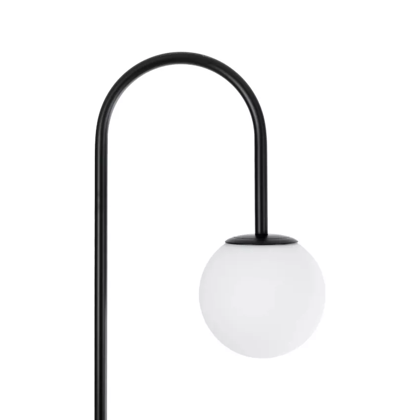 kelvo® CORDELIA  Επιδαπέδιο Φωτιστικό για Λάμπα με Ντουί 1 x E27 AC 220-240V IP20 - Μαύρο Ματ & Λευκό - Μ30 x Π34 x Υ180cm