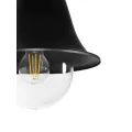 GLOBOSTAR® ANNIEL  Vintage Φωτιστικό Τοίχου - Απλίκα με Ντουί 1 x E27 AC 220-240V IP20 - Μαύρο - Μ27 x Π40 x Υ56cm