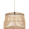 GLOBOSTAR® HIBISCUS  Boho Κρεμαστό Φωτιστικό Οροφής με Ντουί 1 x E27 AC 220-240V IP20 - Μπεζ - Μ100 x Π100 x Υ100cm