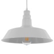 GLOBOSTAR® RAY  Vintage Κρεμαστό Φωτιστικό Οροφής με Ντουί 1 x E27 AC 220-240V IP20 - Λευκό - Μ36 x Π36 x Υ25cm