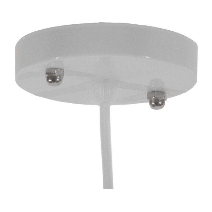 GLOBOSTAR® RAY  Vintage Κρεμαστό Φωτιστικό Οροφής με Ντουί 1 x E27 AC 220-240V IP20 - Λευκό - Μ36 x Π36 x Υ25cm
