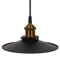 CARAVEL  Vintage Κρεμαστό Φωτιστικό Καμπάνα Μονόφωτο 1 x E27 IP20 Μαύρο & Χρυσό Μέταλλο - Μ22 x Π22 x Υ13cm