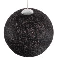 OCEANA  Vintage Κρεμαστό Φωτιστικό Μπάλα Μονόφωτο 1 x E27 IP20 Μαύρο Σχοινί - Μ60 x Π60 x Υ60cm OCEANA  Vintage Κρεμαστό Φωτιστικό Μπάλα Μονόφωτο 1 x E27 IP20 Μαύρο Σχοινί - Μ60 x Π60 x Υ60cm