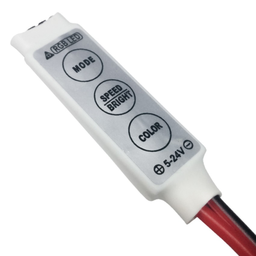LED RGB Controller με Καλώδιο 5v (30w) - 12v (72w) - 24v (144w) DC