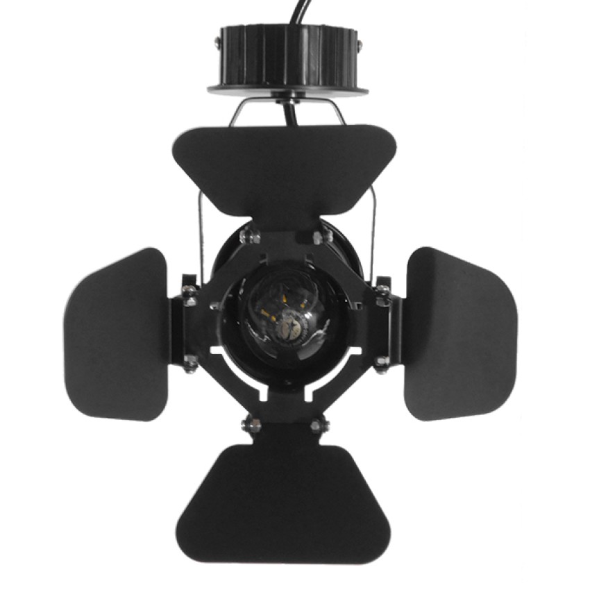 CHICAGO  Vintage Φωτιστικό Οροφής Πλέγμα Μονόφωτο 1 x E27 IP20 Μαύρο Μέταλλο - Μ20 x Π20 x Υ27.5cm