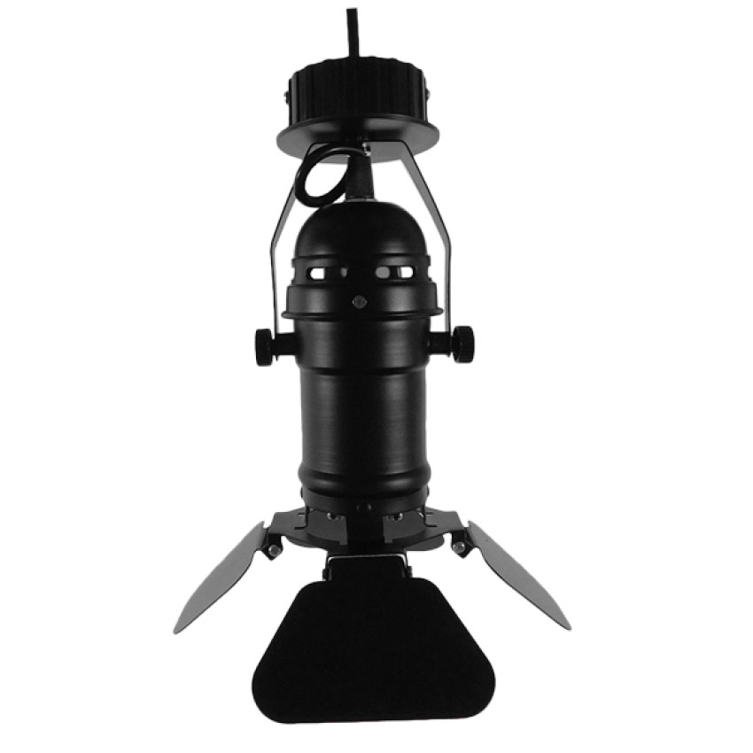 CHICAGO  Vintage Φωτιστικό Οροφής Πλέγμα Μονόφωτο 1 x E27 IP20 Μαύρο Μέταλλο - Μ20 x Π20 x Υ27.5cm